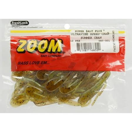 Zoom 080301 Ultra-Vibe Speed Craw Crawfish Trailer 3 1/2 12 Pack