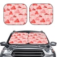 thumbnail image 2 of Naloa Cute Mushroom1 2 Piece Foldable Car Sun Shades, Car Windshield Sunshade, Front Window Sunshade for Car, Truck, SUV - Medium, 2 of 7