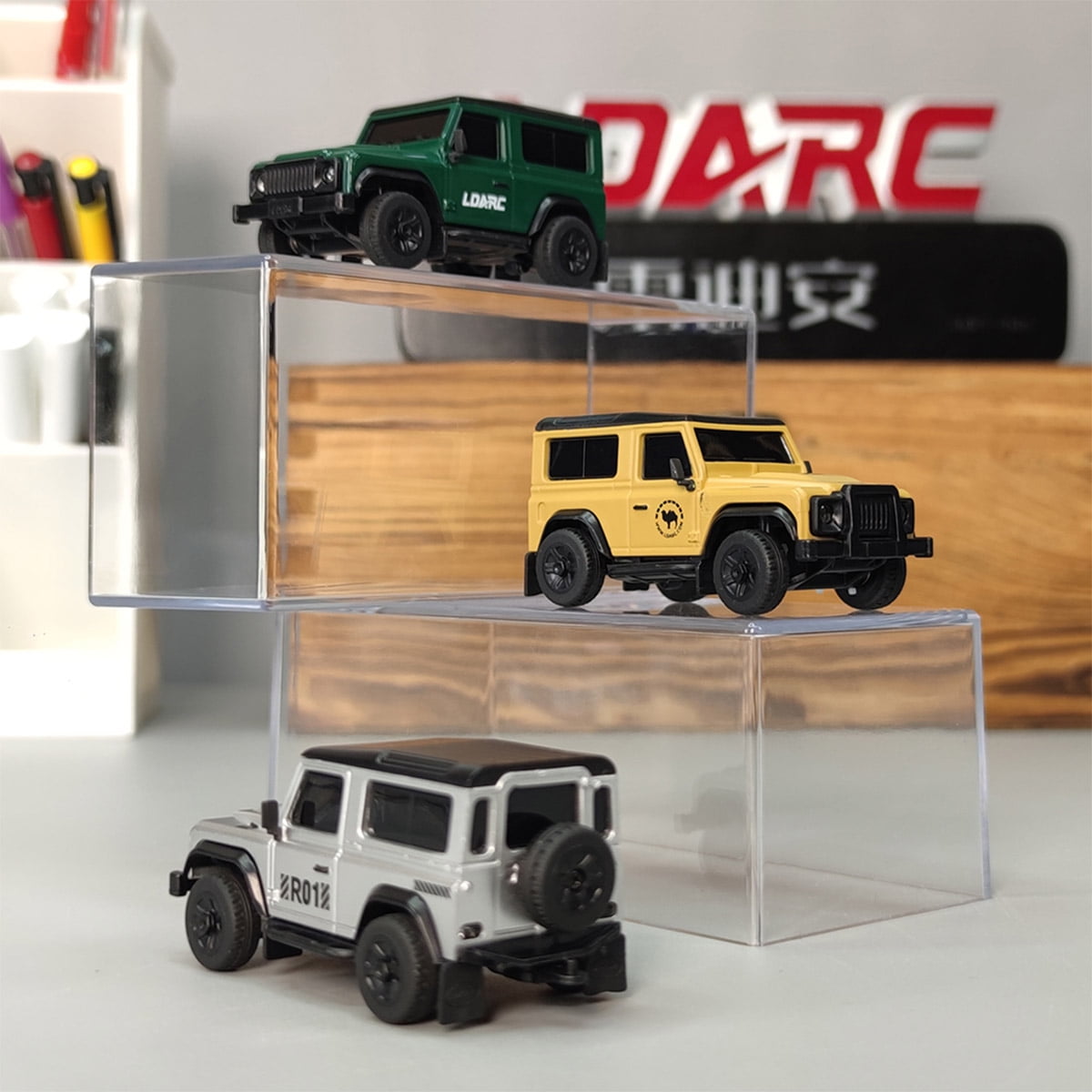 1/64 Scale Mini RC Crawler Truck, 2.4G Electric Climbing Car with LED Lights, RTR Hobby Grade Remote Control Vehicle for Adults and Enthusiasts
