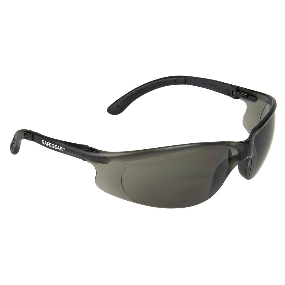 SAFEGEAR Black Safety Glasses 12-pk. - ANSI Z87.1 Compliant, UV Protection, Lightweight