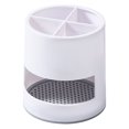 thumbnail image 1 of Small Toothbrush Holder for Bathroom Detachable for Easy Clean Slots Electric Toothbrush & Toothpaste Caddy for Family & Kids on Bathroom Vanity, Sink, and countertop, 1 of 8