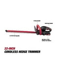 thumbnail image 3 of 20V Max 22-inch Cordless Battery Powered Hedge Trimmer, 3 of 7