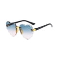 thumbnail image 3 of Gafas de sol sin marco Love Frame Trim para niños Gafas de sol de moda para hombres y mujeres Bebés Océano Moda, 3 of 5