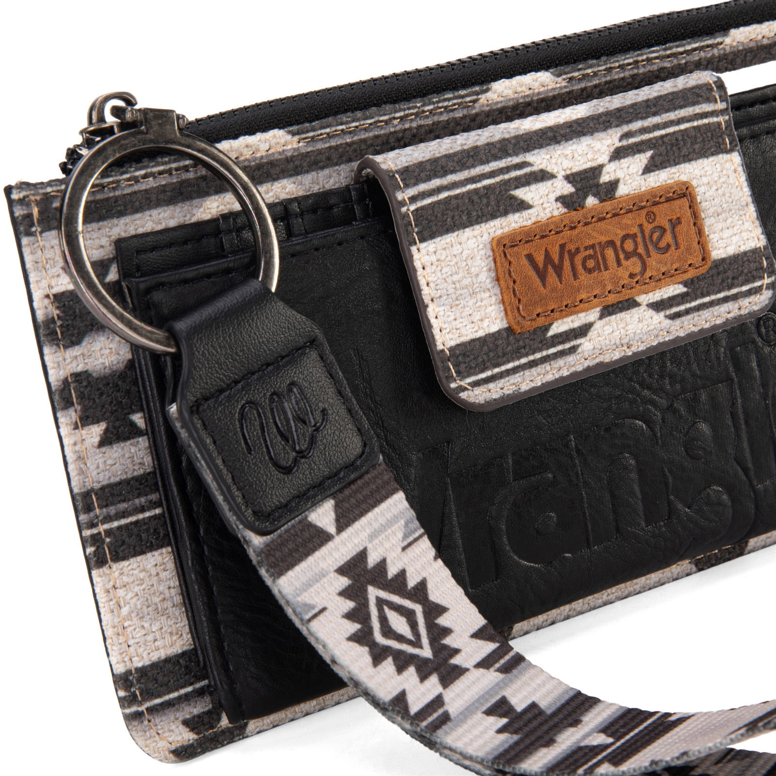 Wrangler Purses for Women Western Clutch Purse Rfid Wallet Womens, Black