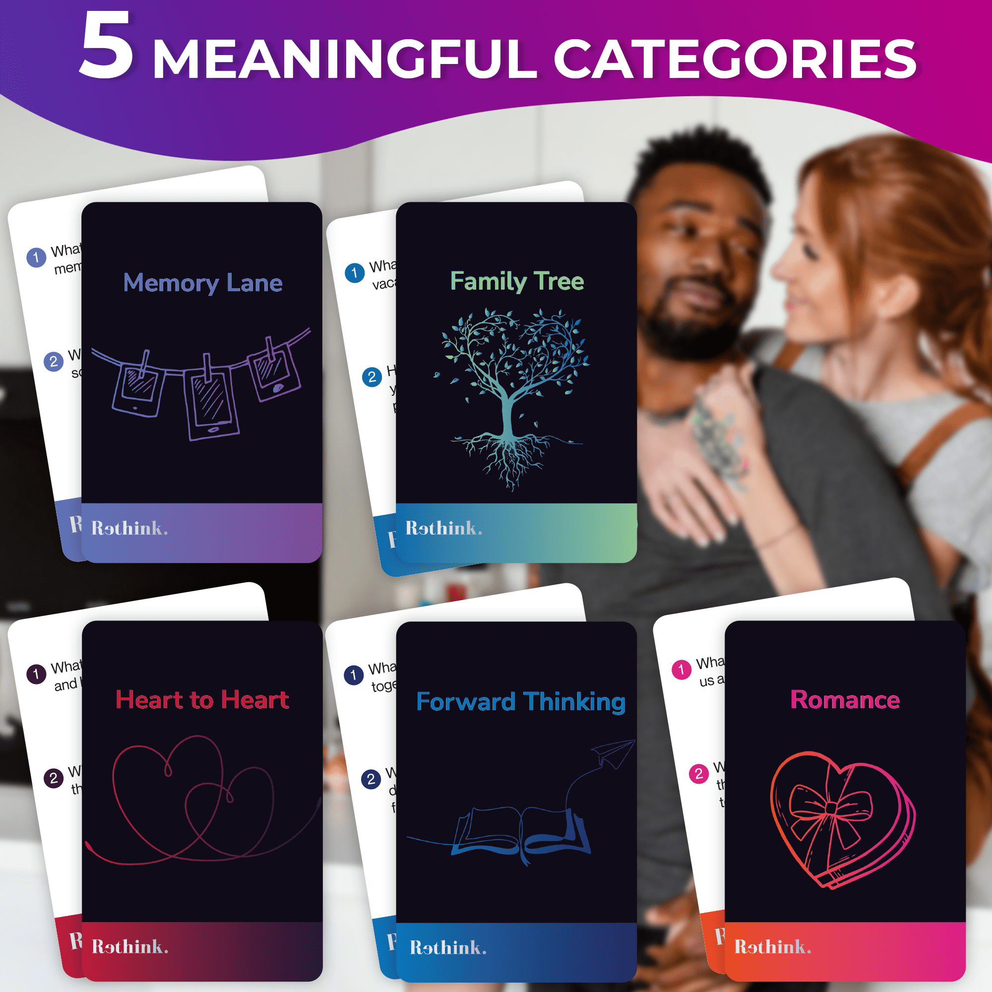 Quokka Couples Card Games 500 Questions - Date Night Games for Adults Conversation Starters Activity