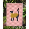 thumbnail image 3 of Caroline's Treasures BB7874GF Yellow-Throated Marten Pink Check Flag Garden Size , Small, multicolor, 3 of 3