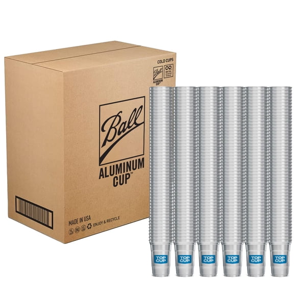 Party Cup Top Cup by Ball, 600 ml, 20 oz, aluminio reutilizable