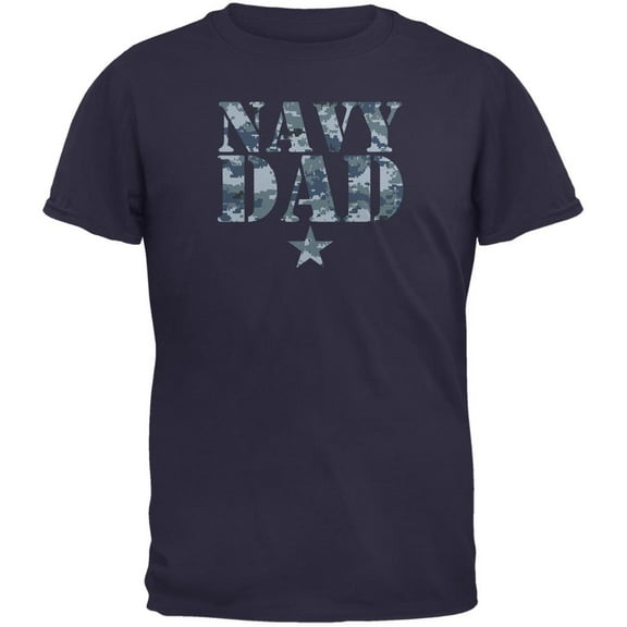 Navy Dad Navy Adult T-Shirt - X-Large