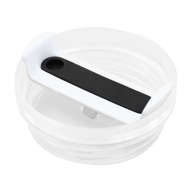 Paquete de 2 tapas de pajita abatibles para vaso de 40 onzas, aptas para Quencher, tapas de vaso resistentes a derrames, cubierta de vaso reutilizable para taza y