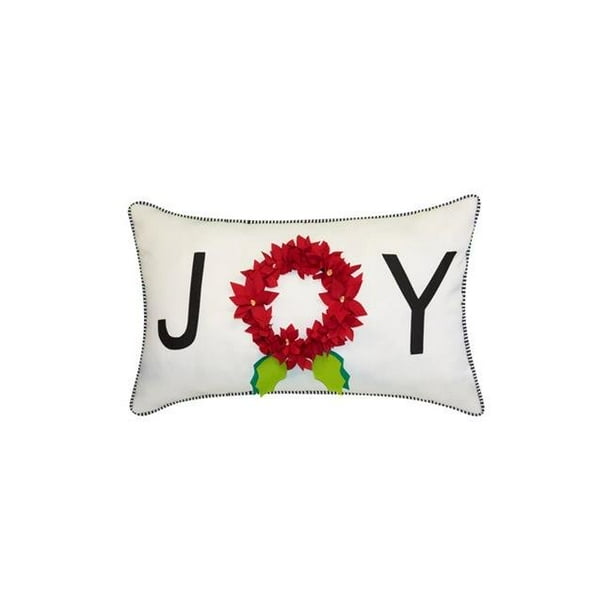Edie Home EAH086XX6576E1 14 x 24 in. Holiday Joy Decorative Pillow