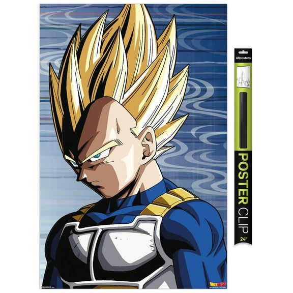 Dragon Ball Z: Cell Saga - Vegeta Super Saiyan Wall Poster, 22.375" x 34"
