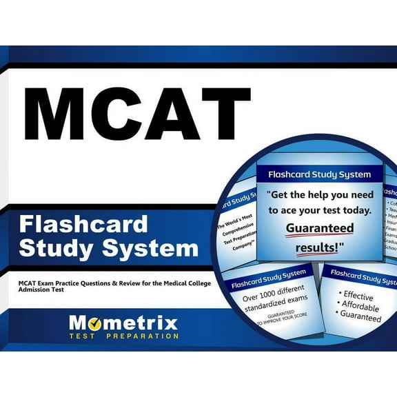 MCAT Flashcard Study System : MCAT Exam Practice Questions & Review for the Medical College Admission Test (Cards)