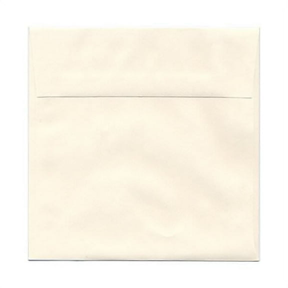 JAM Paper 6.5 x 6.5 Square Invitation Envelopes, Natural White, 100/Pack