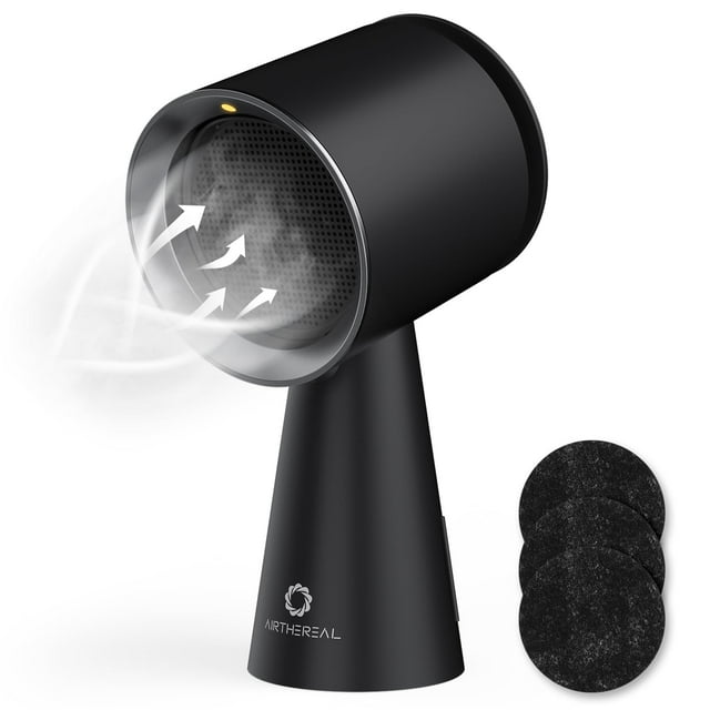 Campana extractora portátil Airthereal RH180B recargable negra