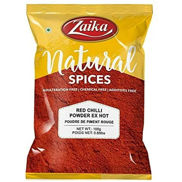 Zaika Extra Hot Chilli Powder Indian Spice, All Natural, VeganFriendly