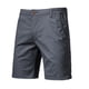 thumbnail image 1 of Ceisia Gift Men's All-Season Casual Shorts - Solid Color Elastic Waist Straight Tube Slim Linen Breathable Work Pants, 1 of 5