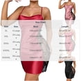 thumbnail image 3 of Tawop Women's Lingerie Spaghetti Strap Satin and Lace Sleepwear Plus Size, 3 of 7