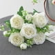 thumbnail image 4 of Ramo de flores artificiales para decoración del hogar, Ramo de rosas para boda, Ramo de rosas artificiales, Decoración para el hogar, Centro de mesa para bodas, Flores artificiales, Larga, 4 of 9