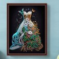 thumbnail image 3 of Diamond Painting 5D DIY Kit de taladro en forma especial parcial Vestido de novia (YXC615), 3 of 9