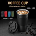 thumbnail image 1 of Tasse à Café en Acier Inoxydable Double Paroi Étanche Voyage Tasse Isotherme Réutilisable en Acier Inoxydable 304 Tasse d'Isolation, 1 of 9