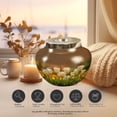 thumbnail image 2 of JAGSHASHI Sunlit Serenity Adult Urns For Human Ashes - Urns For Cremation Ashes - Burial Urns - Decorative Urn For Human Ashes - Ashes Urns Human Remains - Decorative Urns - 7 Inch, 2 of 2