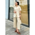 thumbnail image 2 of EMILIA Tan Patent Stud Penny Loafers, 2 of 5