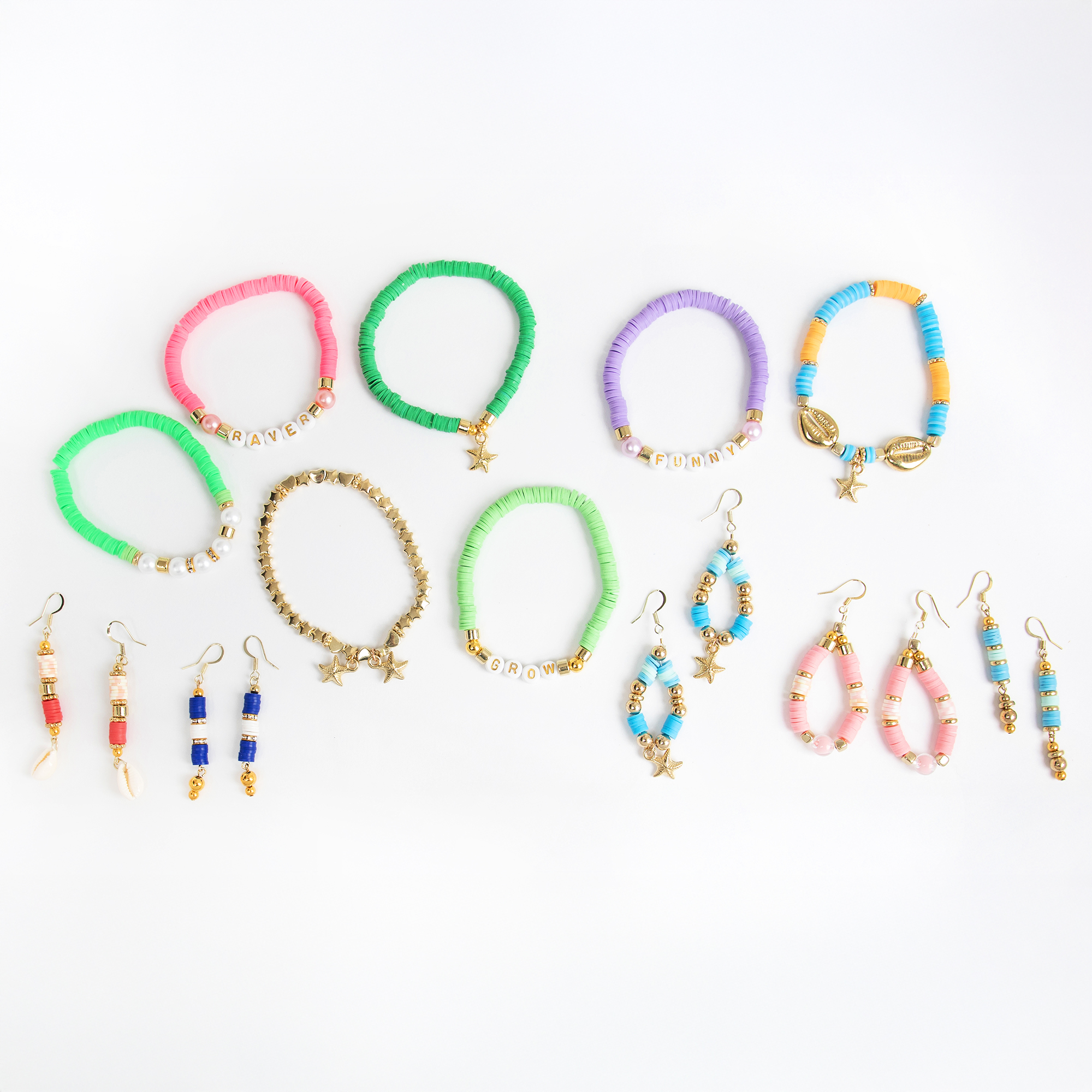 Cousin DIY 4470-Piece Jewelry Making Kit with Beads, Seashells, and Charms