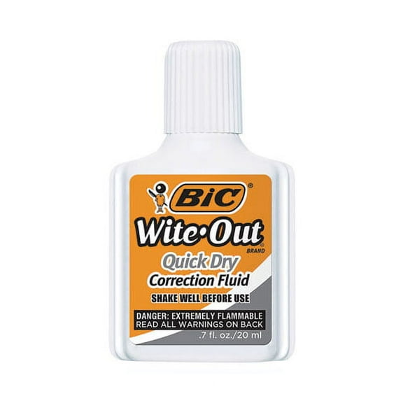 Wite-Out Quick Dry Correction Fluid, 20 Ml Bottle, White, 1/dozen | Bundle of 2 Dozen