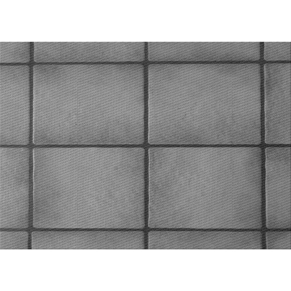 Ahgly Company Indoor Rectangle Patterned Ash Gray Area Rugs, 6' x 9'