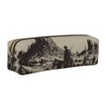 thumbnail image 1 of Balery Western Desert Cowboy Estuche de Lápices de Cuero Impreso, Estuche para Suministros de Arte, Estuche de Lápices con Cremallera, Estuche de Almacenamiento de Papelería, 1 of 7