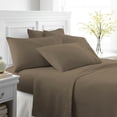 thumbnail image 2 of Merit Linens 6 Piece Luxury Ultra Soft Deep Pocket Bed Sheet Set - Twin XL - Taupe, 2 of 5