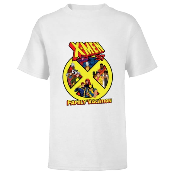 Marvel Super Heroes X-Men ’97 Trip Matching Family Vacation - Short Sleeve T-Shirt for Kids - Customized-White