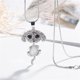 thumbnail image 2 of Collar de suéter colgante de perro caniche lindo Sunnimix Opal Diamante 2018 Plata, 2 of 8