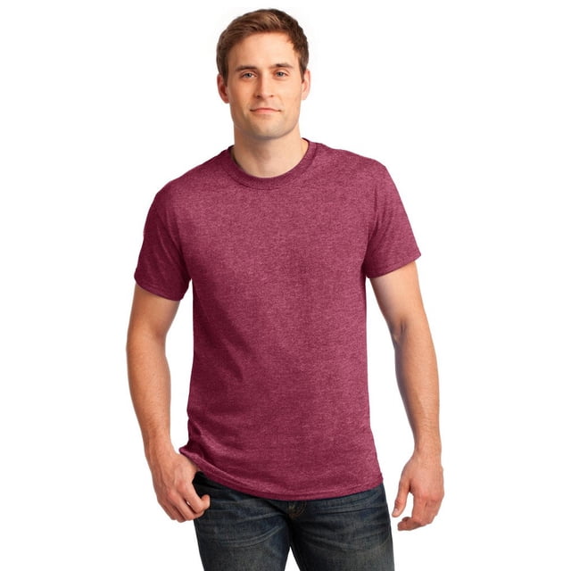 Gildan-2000-Unisex Ultra Cotton® T-Shirt,Heather Cardinal,1-Pack