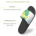 thumbnail image 3 of GZHJMY Stylish Slides for Women Men, Cute Dinosaur Swimming in The Sea Soft Flexible Slip-on Sandals Slippers, 3 of 7