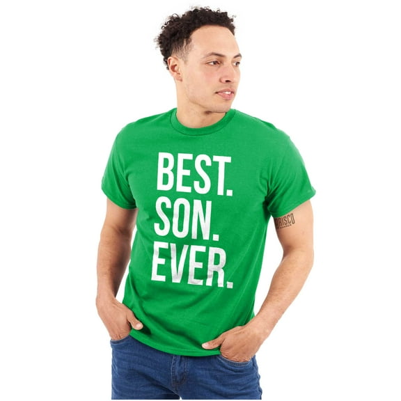 Best Son Ever Relatives Family Men's Graphic T Shirt Tees Brisco Brands S