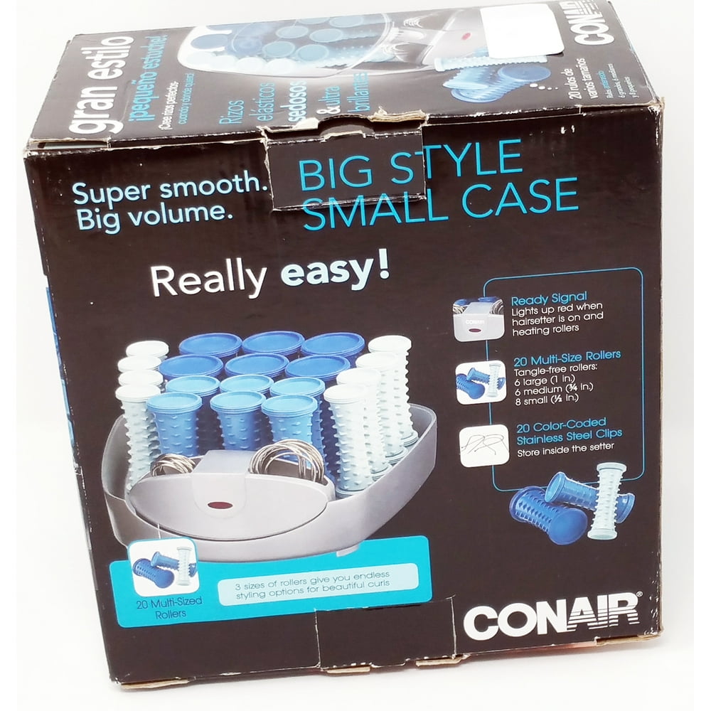 Conair Compact MultiSize Hot Rollers (Certified Refurbished) Walmart