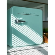 Magic Chef Refrigerator, Metal Mint, 18.6 x 17.5 x 19.25 in, 12 v