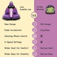 thumbnail image 2 of QinaQin Toddler 360 Spin Bumper Car, 6V Electric Ride On Toy with 2 Speed Modes, 2 of 7