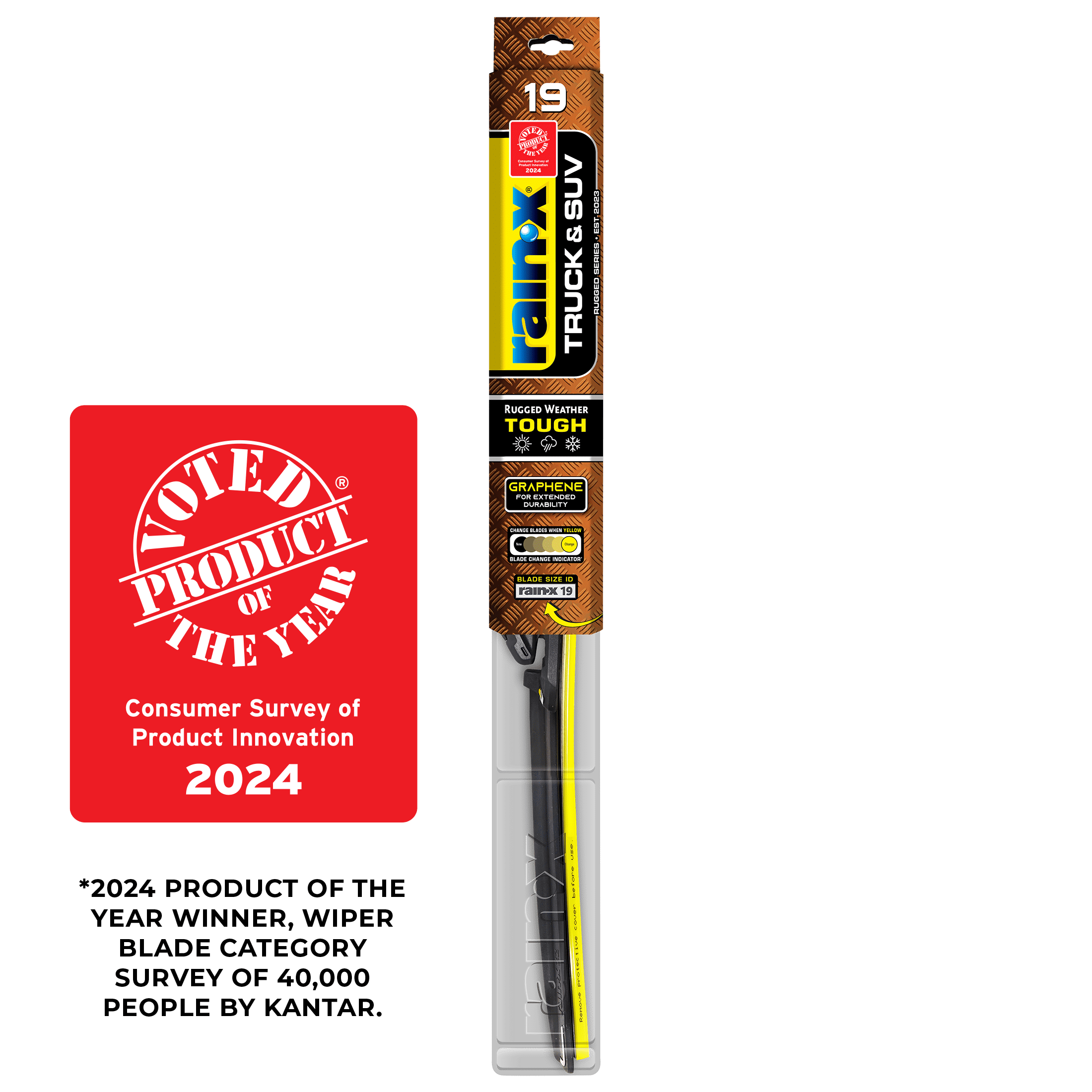 Rain-X Truck & SUV 19" Premium Replacement Windshield Wiper Blade - 770219