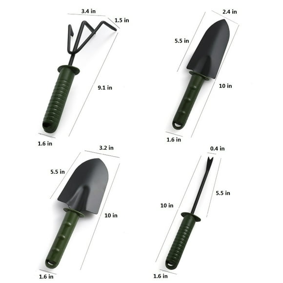 Garden Tools Set Duty Gardening Tools Steel With Soft Rubberized Non-Slip Handle Durable Garden Hand Tools Garden Gifts For Men Women