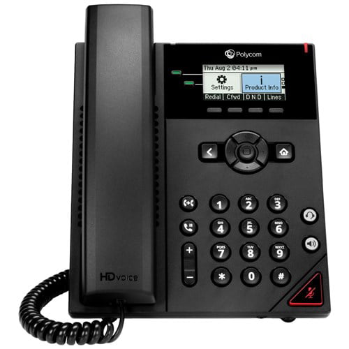 Used OEM Polycom HD Voice Handset for Polycom VVX IP Phone Black Handset Only 