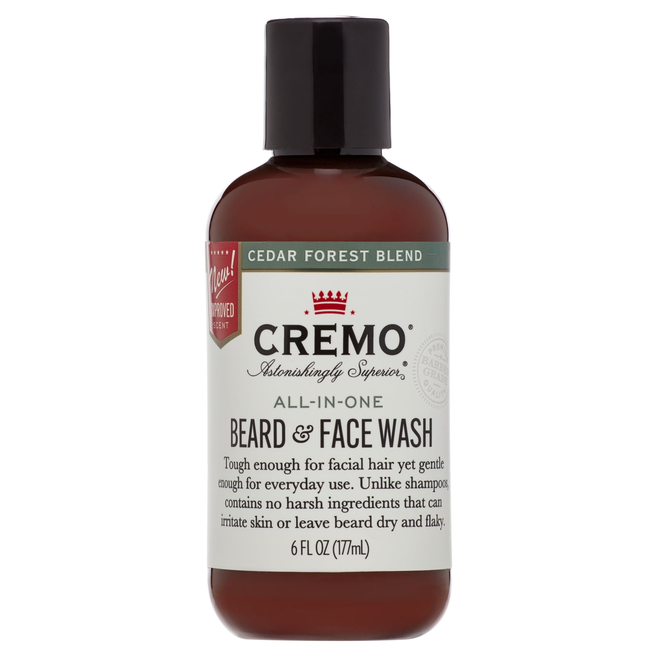 Beard Face Forest Blend, 6oz Wash, Cremo and