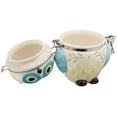 thumbnail image 4 of Boston Warehouse Hinged Jar with Floral Owl Design, 4 of 8
