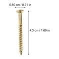 thumbnail image 2 of 1 Set Guitar Screw Kit for Electric Guitar Bridge Pickup Pickguard Tuner Switch Neck Plate Guitar Luthier Tools, 2 of 8