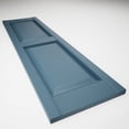 thumbnail image 6 of 14 3/4"W x 43"H EverColor Raised Panel Exterior Vinyl Shutters, w/Installation Shutter-Lok's & Matching Screws (Per Pair), Classic Blue, 6 of 9