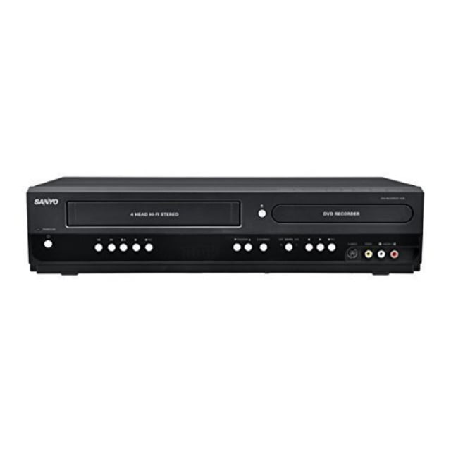 sanyo combination vcr and dvd recorder with 1080p hd upconversion