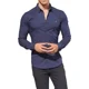 thumbnail image 3 of Camisa John Leopard Shirt Metal Emblem Manga Larga Slim Full, 3 of 8