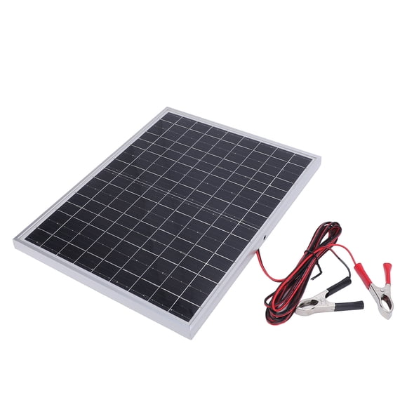 Solar Panel Aluminum Monocrystalline Portable Photovoltaic Module Solar Charger for Car Boat RV Motorcycle