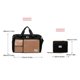 thumbnail image 4 of Bolsa De Ejercicios Bolsas de separación secas y húmedas Bolsa de entrenamiento de fitness Oxford para hombres y mujeres (café negro), 4 of 9
